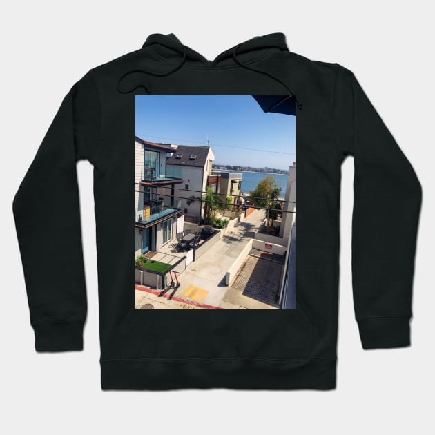 San Diego Mission Beach Street View Hoodie by offdutyplaces